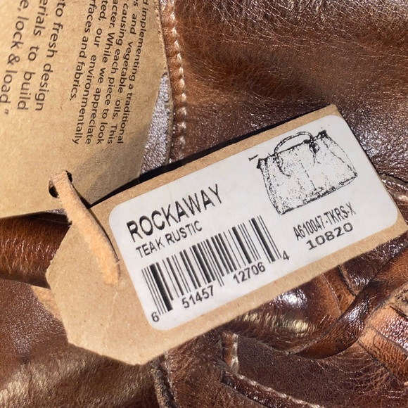 Bed Stu Distressed Brown Leather Shoulder Bag - Picture 6 of 8